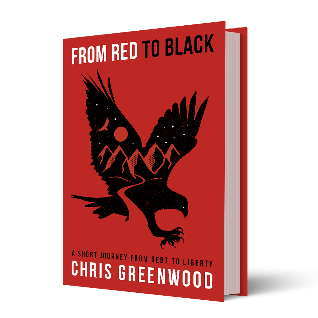 red white and black book